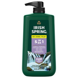 Irish Spring 5 in 1 Body Wash for Men 30 Oz Pump