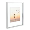 Frametory, 11x14 Floating Picture Frame - Metal Photo Frame -