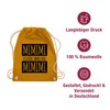 Shirtracer - Gym bag jute bag gym bag backpack -