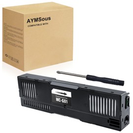 AYMSous MC-G01 MC G01 Waste Ink Maintenance Cartridge Waste Ink Collector Unit Work for Canon MAXIFY GX6010 GX7010 GX6020 GX7020 GX6030 GX7030 GX6040 GX7040 GX7080 Printers