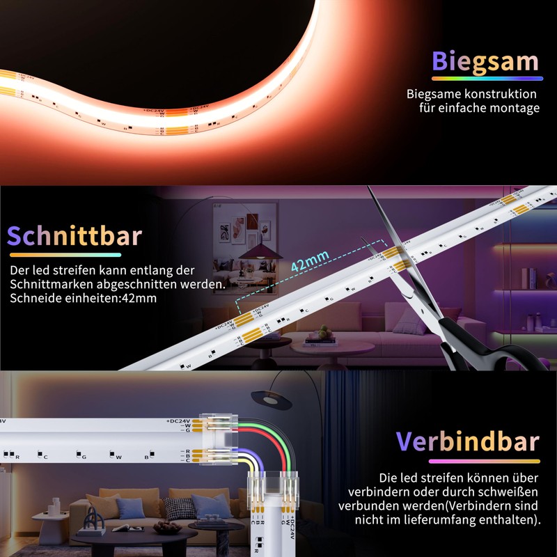 PAUTIX RGBCCT COB LED