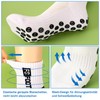 JUNEBRUSHS Football Socks Men's Grip Socks Football for Men Non-Slip