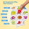 Coogam Numbers and Alphabets Flash Cards Set - ABC Wooden
