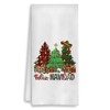 COWEB Feliz Navidad Kitchen Towels, Spanish Christmas Dish Towels for