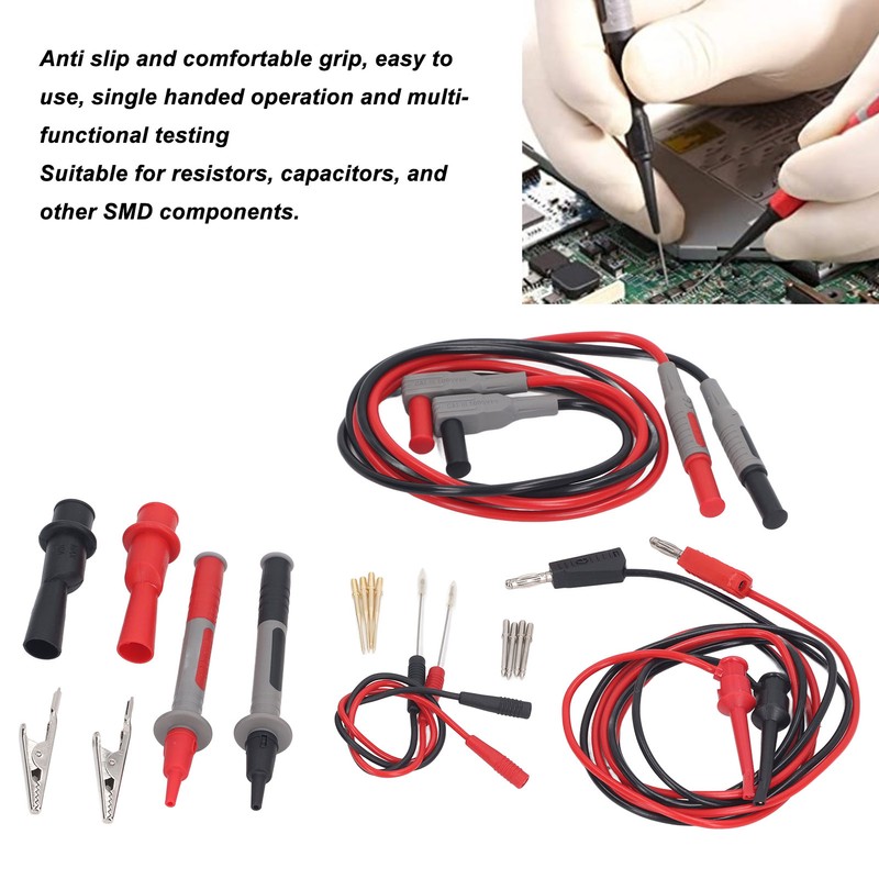 Multifunctional Multimeter Test Cable Kit Probe Replaceable Multimeter Test Kit