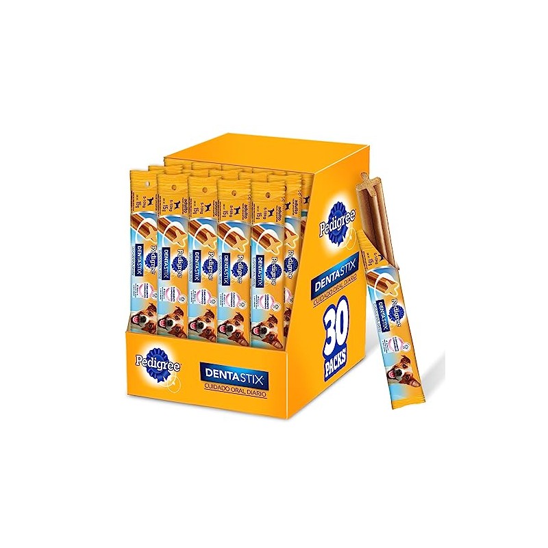 PEDIGREE - Snack para Perros Adultos Dentastix, Razas Pequeñas, Cuidado