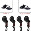 KOMUNJ Pack of 4 Suction Cup Hooks Camping with Attachment,