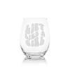 Life Like A Girl Stemless Wine Glass - Inspire &