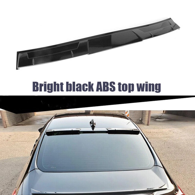 Unbranded For Honda Accord 08-22 Glossy Black Rear Window Roof