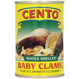 Cento Whole Baby Clams, 10-Ounce Cans (Pack of 12)