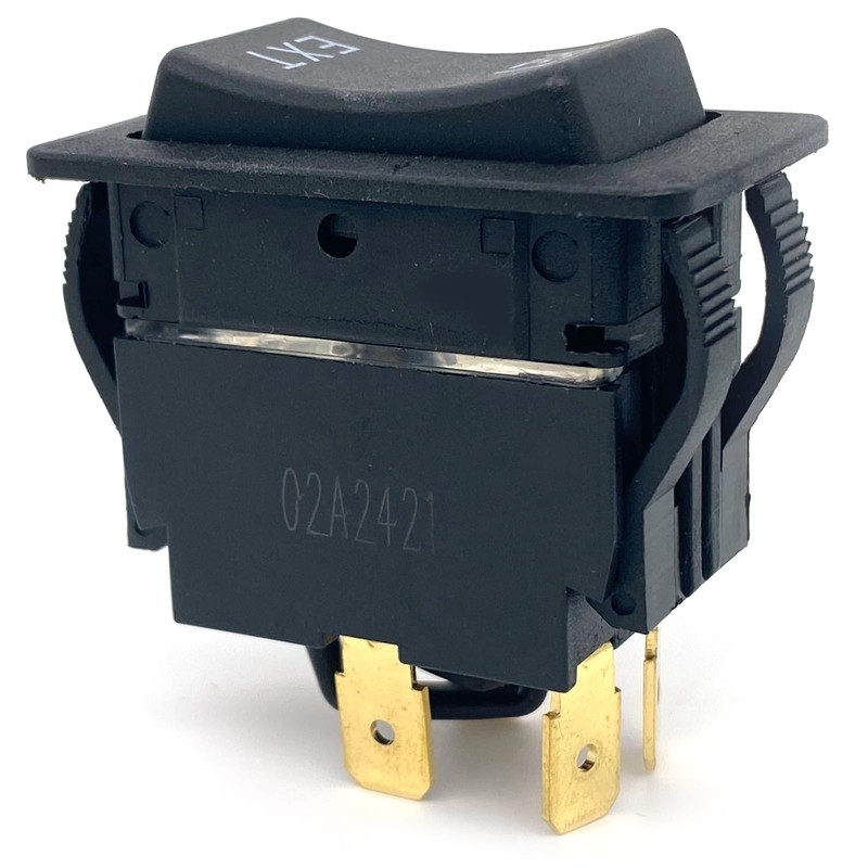 HY60D Rocker Switch RET-EXT 4-Pin 20A 125V (ON-Off-ON) - Compatible