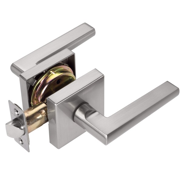 Dynasty Hardware CAP-82-US15, Capri Design Passage Function Door Lever Satin