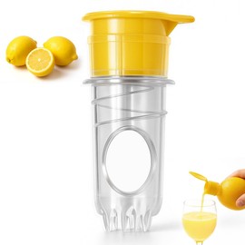 Proxima Direct Lemon Squeezer, Lemon Juicer Press, Portable Orange Squeezer Screw Top Lemon Press With Built-In Filter Hand Citrus Juicer