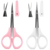 fogman Eyebrow Scissors Eyebrow Cutting Scissors for Men Women with