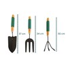Zendea Set of 3 Garden Tools with Leaf Collecting Rake,