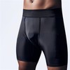ORBU Men's Compression Half Tights with Pockets for Training, Muscle