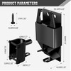 2 Pcs Farm Gate Latch, Heavy Duty 2 Way Gate