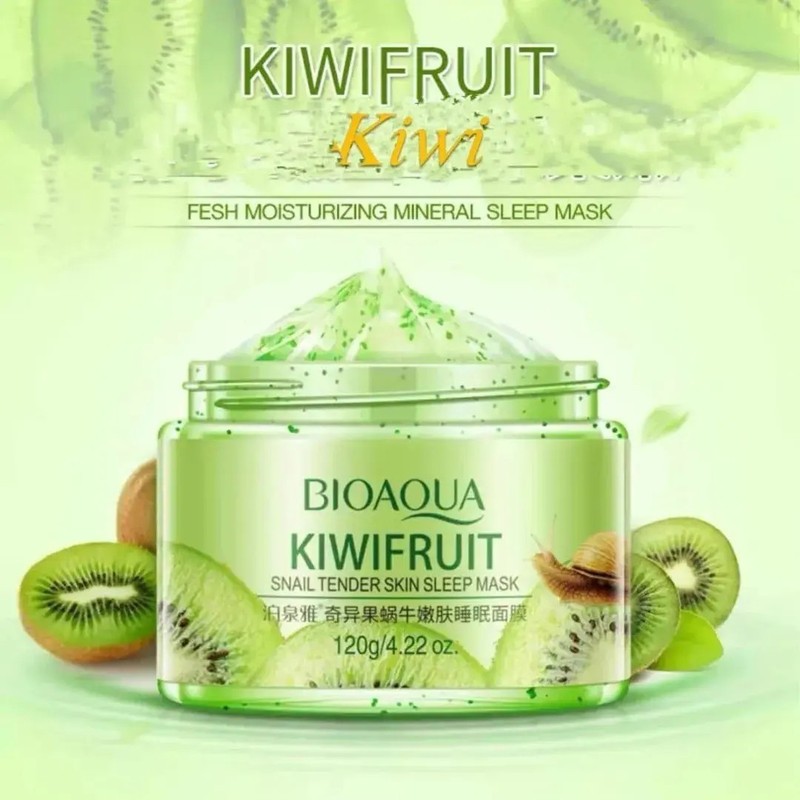 Bioaqua Crema En Gel Mask Baba De Caracol Kiwi. Antiedad