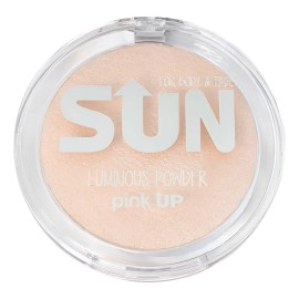 Pink Up, Iluminador En Polvo Compacto, Alta Pingmentación
