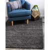 Unique Loom Solo Solid Shag Collection Area Modern Plush Rug