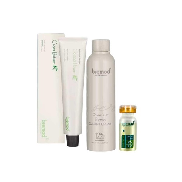 Bremod Premium Series Milk Tea Ash Hair Color Set (12%
