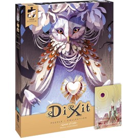 Libellud Dixit Queen of Owls - Rompecabezas de 1000 Piezas, Divertido Rompecabezas para niños y Adultos Fácil de enmarcar, Incluye una Exclusiva