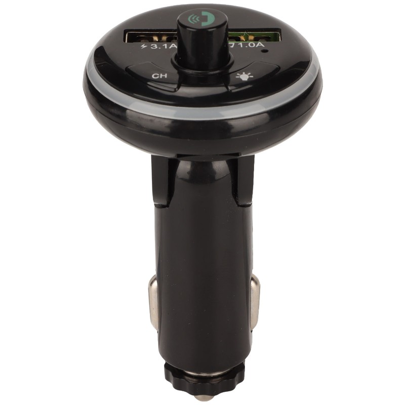 Car Blue Tooth FM Transmitter USB Data Interface Dimensional Sound