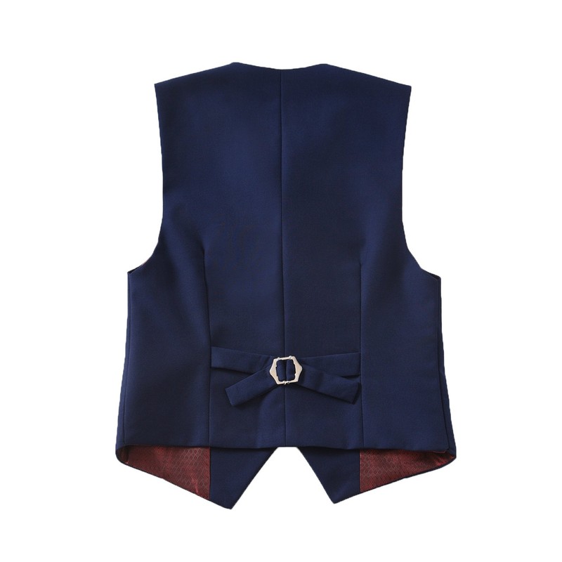 Yuanlu - Conjunto de 4 piezas de traje formal para