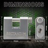 Britanium® BRX/66 [Armoured] High Security Container Padlock - [Heavy Duty]