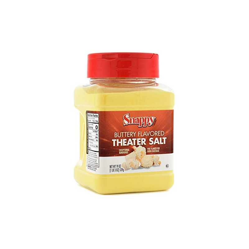Snappy Buttery Flavored Popcorn Salt, 19 oz