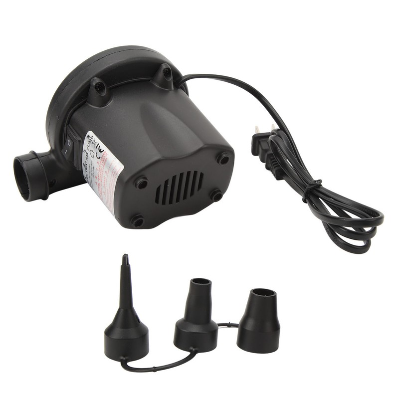 Electric Air Pump Portable Quick Fill Air Mattress Pump with