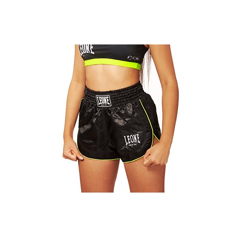 LEONE 1947 Womens Basic W Kick-thai Shorts, Black, M EU