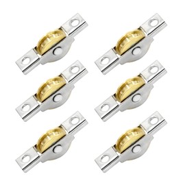 U-Wheels Pulleys with Ball Bearings - Pulleys Steel Cables for Ropes Vertical Stainless Steel Pulley Silent Removable 22 mm 304 Lifting Crane Pulley Pulley Bearing Roller Door