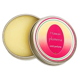 Ladybug Soap Company Nature Scent Hawaii Plumeria Flower Scent Natural Solid Perfume (1 oz Tin Jar)
