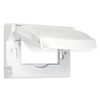 BELL MX1250W 1-Gang Flip Weatherproof Cover, Universal Metal 12-in-1 Outlet
