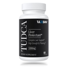 1200mg TUDCA Supplement | 60 Capsules | Tauroursodeoxycholic Acid - TUDCA Bile Salts for Liver and Digestion, Non-Animal Formula