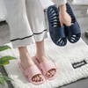 ComfortGrip Anti-slip Wave Line EVA Bathroom Slippers 42-43 Navy