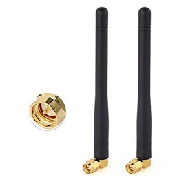 Eightwood 433 MHz Antenna Vertical Omni Directional NFC RFID Antenna SMA Connector for Wireless Homematic CCU3 CCU2 CC1101 Ham Radio 2 Pieces Multi-Way