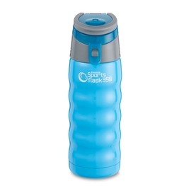 Pioneer Stainless Steel Vacuum Insulated Leakproof Screwtop Sports Flask 8 Hours Hot 24 Hours Cold with Carry Handle Hoop 350ml, 0.35L, Jelly Blue