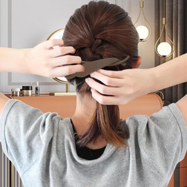 Banana Clip for Hair - Interlocking Styling Clip for Women - Stylish Non-slip Women's Accessory for Daily Work School Beach Vacation Party Wedding Night Formal Casual Girls Women