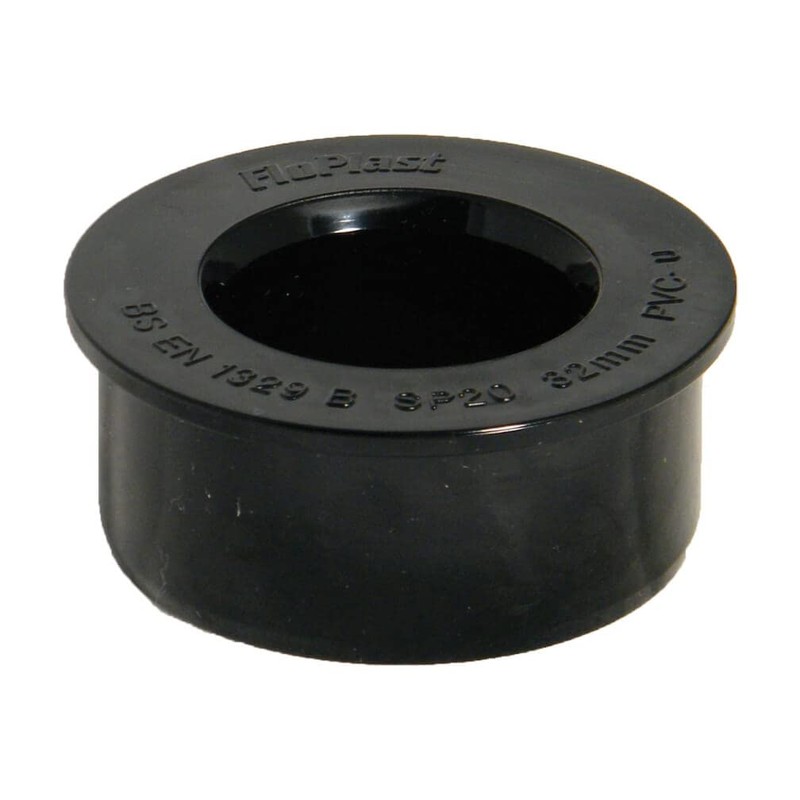Floplast Boss Adaptor 40mm Black