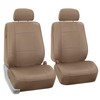 FH Group Front Set Faux Leather Car Seat Covers for