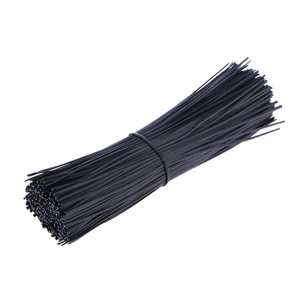 OUNONA Wrapping Tie, Biny Tie, Black, Soft Wire, For Gardening,