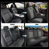 RAWAKORW Seat Covers for Honda Pilot 2005-2016 Breathable Perforated Leather,