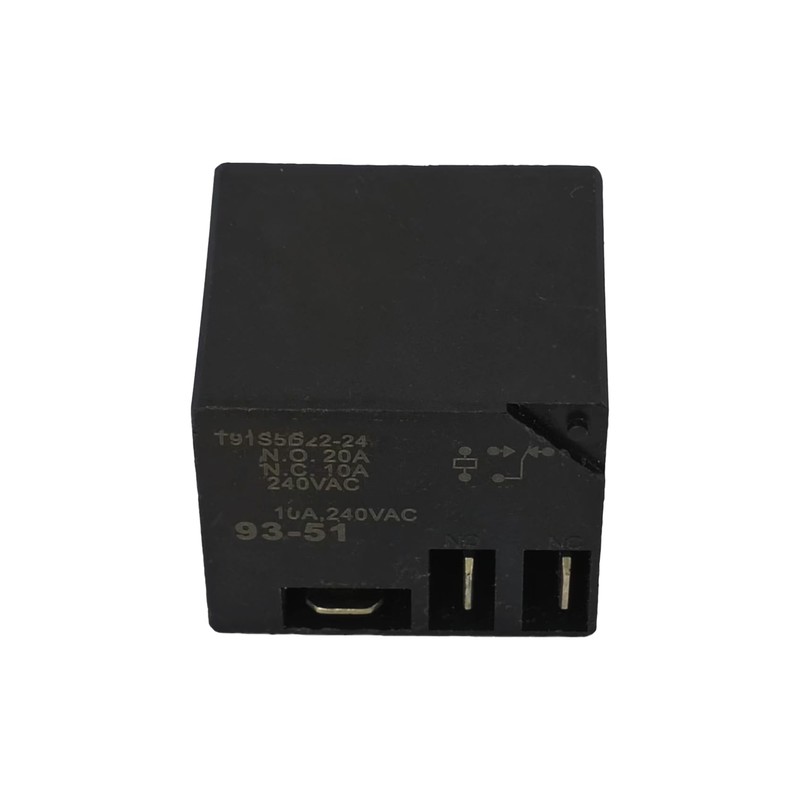 T91S5D22-24 SPDT Relay - 24VDC, 20A/10A, PCB Mount - Versatile