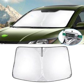 T TGBROS - Parasol para parabrisas de 2016-2022 Honda HR-V HRV accesorios plegable protector solar reflectante de poliéster para protección solar y contra el calor