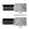 uxcell Double Shaft Worm Gear Motor DC 12V 5RPM High