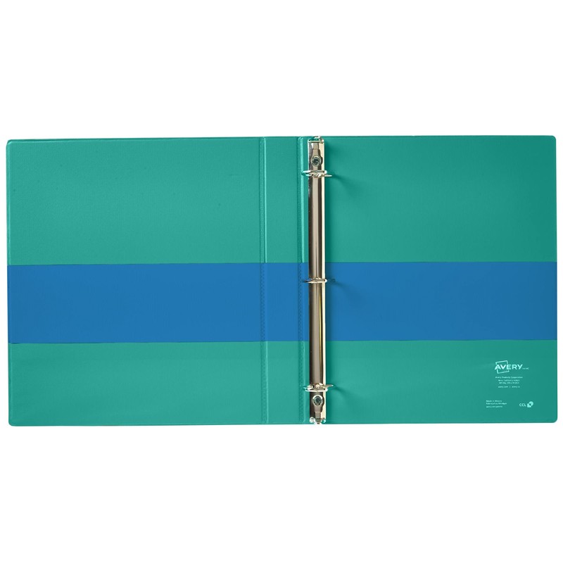 Avery Two-Tone Durable 3 Ring Binder, 1 Inch Slant Rings,