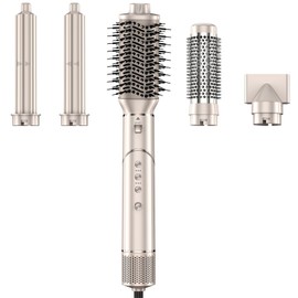 Hair Dryer Brush, Powerful 5 in 1 Hair Blow Dryer with 110,000 RPM High-Speed Negative Ionic Automatic Curling Iron, Professional Air Styling & Drying System for Fast Drying Curling Volumizing
