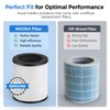 MOOKA M05 Air Purifier Filter, 3-in-1 True HEPA Filter, High-Efficiency